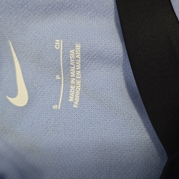 Nike Sky Blue One-Piece Swimsuit with Black Straps/ S - Picture 8 of 12